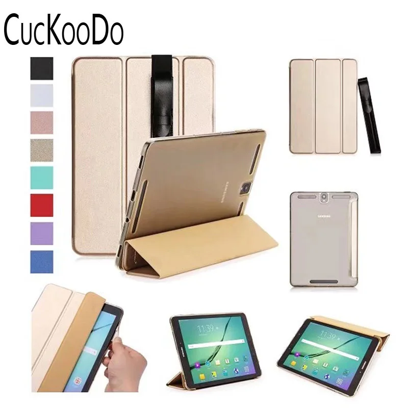 CucKooDo Премиум PU кожаный смарт чехол для Samsung Galaxy Tab S3 9 7 дюймов SM T820 T825 Android планшет
