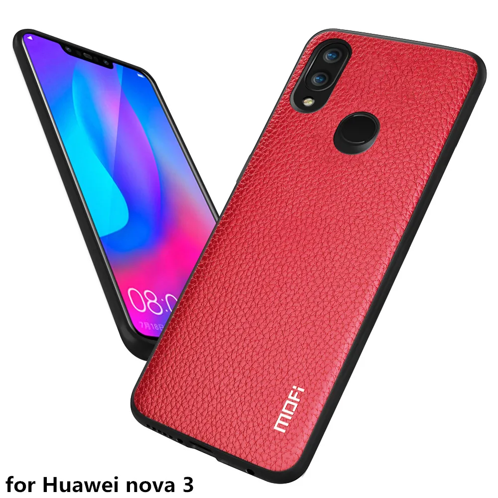 Чехол MOFi для телефона Huawei Nova 3 задняя крышка оригинальный корпус из искусственной