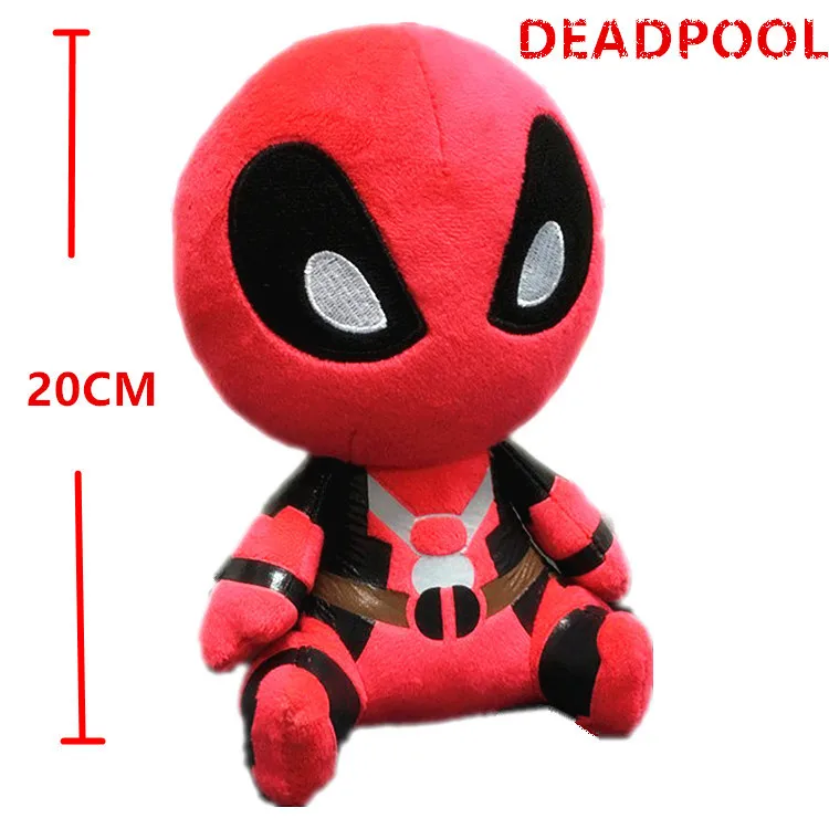 

NEW hot 20cm Super hero Justice league X-MAN Deadpool Plush Toys soft Stuffed Doll Christmas gift