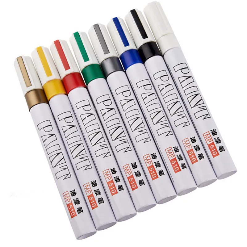 1pcs 100 Authentic BAOKE color marker waterproof permanent marker tire
