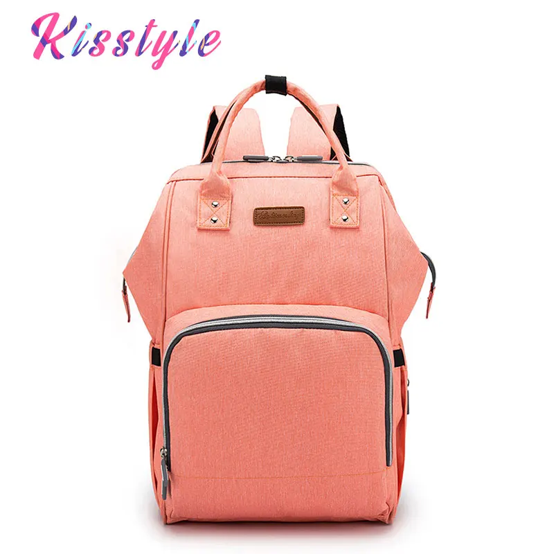 

Kisstyle Mummy Maternity Diaper Bag Large Nursing Bag Travel Backpack Designer Stroller Baby Bag Baby Care Nappy Backpack