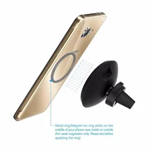 Беспроводной автомобиля Зарядное устройство W3 магнитный держатель для iPhone8 x Samsung Galaxy S6 S7 S8 плюс QI вентиляционное отверстие Стенд 5 В/1A зарядки Power Bank