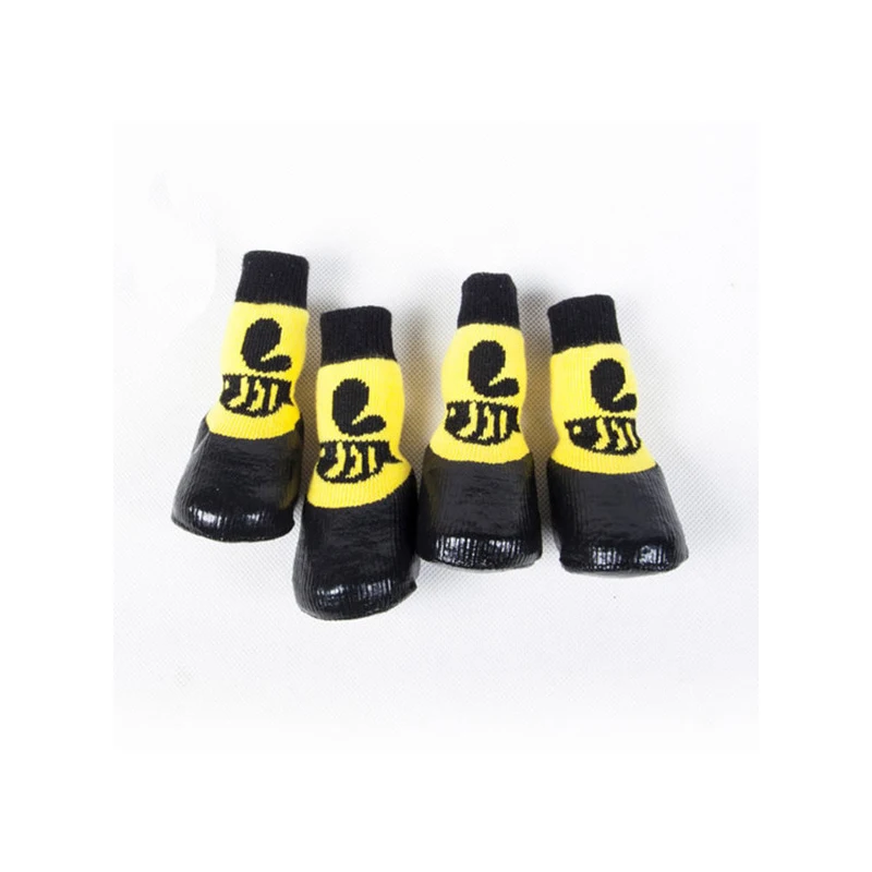 yellow outdoor waterproof dog socks