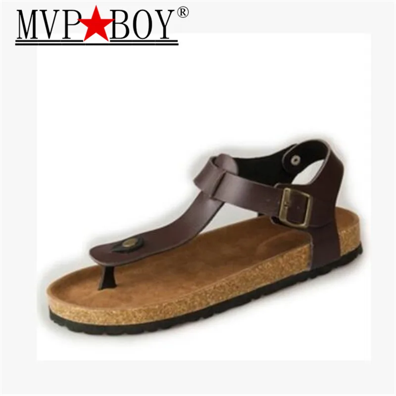 MVP BOY Cork babouche women cork slippers platform casual shoes cork