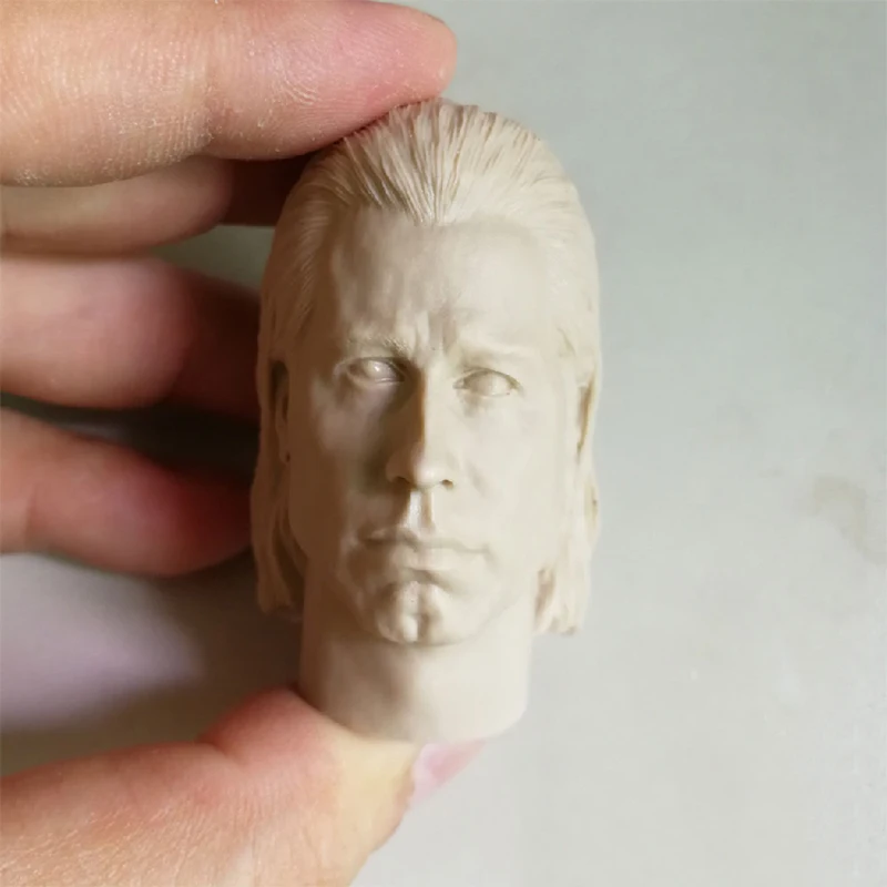 1/6 John Travolta Неокрашенная голова для 12-дюймовой экшн-фигурки | Игрушки и хобби
