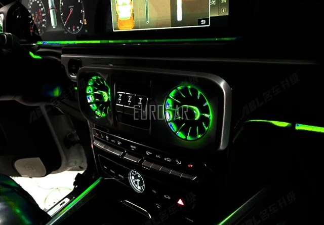 g class 2019  W464 g63 g500 g65 air vent ambient lights (13)