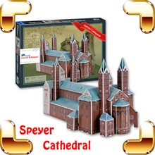Подарок на год ШПЕЙЕРА 3D Puzzle церкви пазл римские Архитектура Стиль Пособия по немецкому языку модель здания игры DIY коллекции Игрушечные лошадки