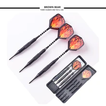 16g Профессиональный вытачки безопасности электронный игровой Дартс покупать мягкие игла Дартс комплект латунь полые валы сплав стеблей 3 шт./компл