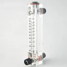 DN15-25 плексиглас расходомер 0. IGPM-170LPM тип панели воды Жидкостный расходомер с регулируемый клапан расходомер жидкости