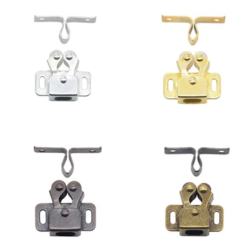 

1PCS Door Stop Closer Stoppers Damper Buffer Magnet Cabinet Catches With Screws For Wardrobe Hardware Furniture Fittings