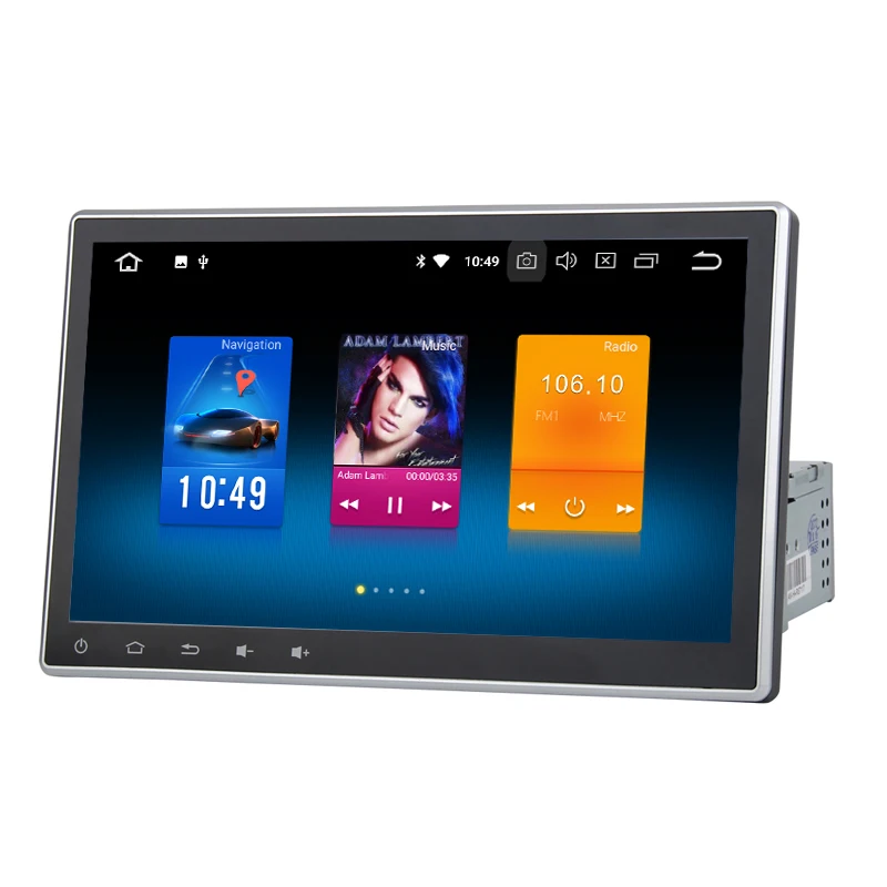 Best PX5 Android 8.0 10.2inch 1din universal car radio gps Octa core 4G RAM 32G ROM wifi 4g usb Auto Stereo Multimed 1