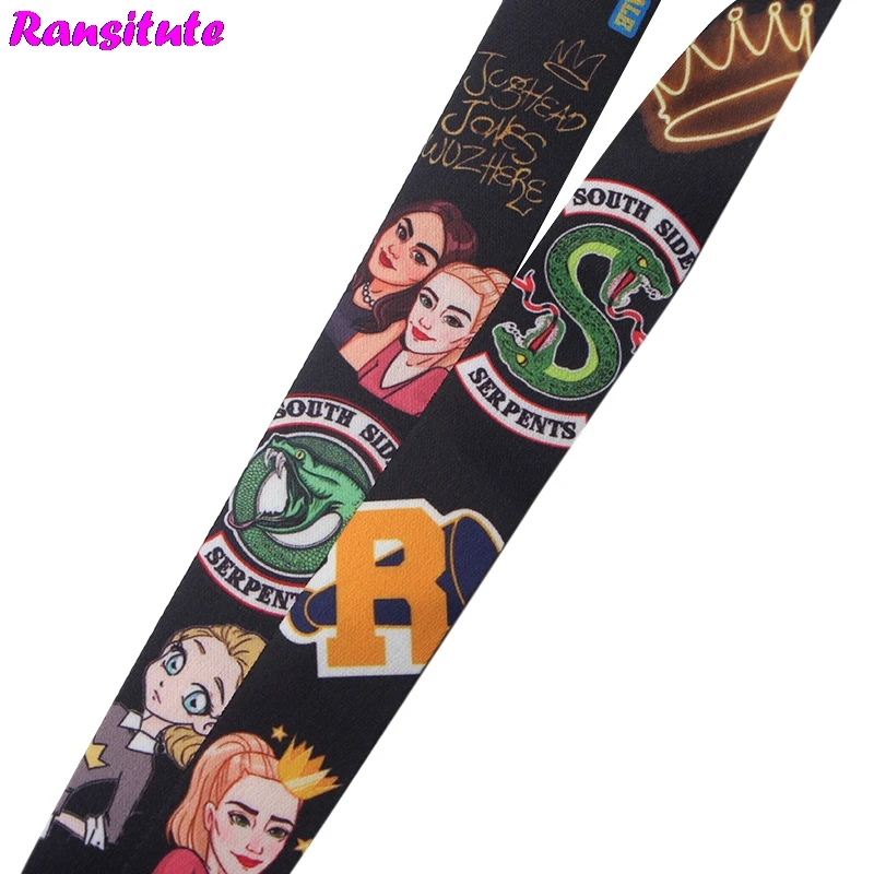R194 التلفزيون الدراما RIVERDALE مفتاح ID بطاقة رياضة شريط لتعليق الهاتف المحمول USB المحمول شارة حامل DIY الهاتف المحمول الحبل