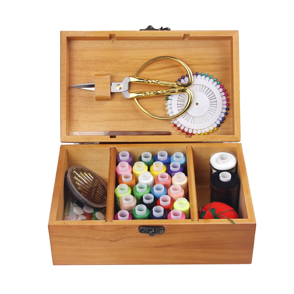 goki wooden sewing box