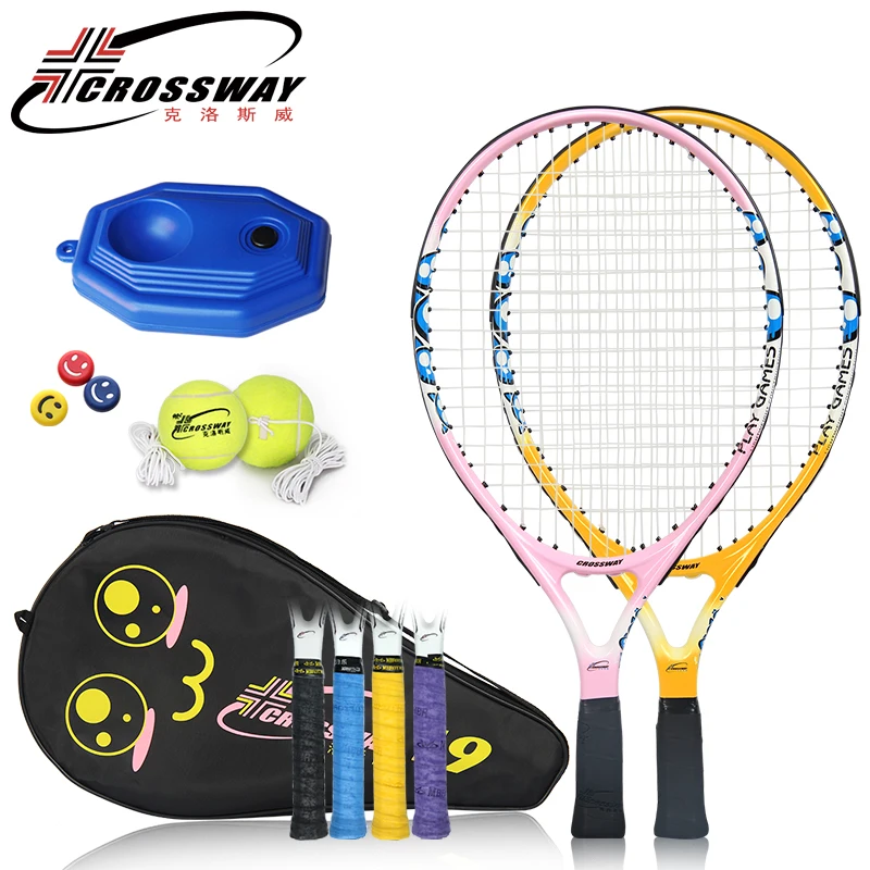 

CROSSWAY Professional Child Tennis Racket Kids 9/21/23 Inch Racquet Childrens Ultra Light Carbon Bat Toddler Set 0-12 Years