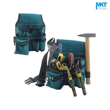 1 шт. Синий 24x21 см Ткань Оксфорд Прочный водонепроницаемый контейнер для инструментов хранения поясная сумка с ремнем, электрические инструменты сумка