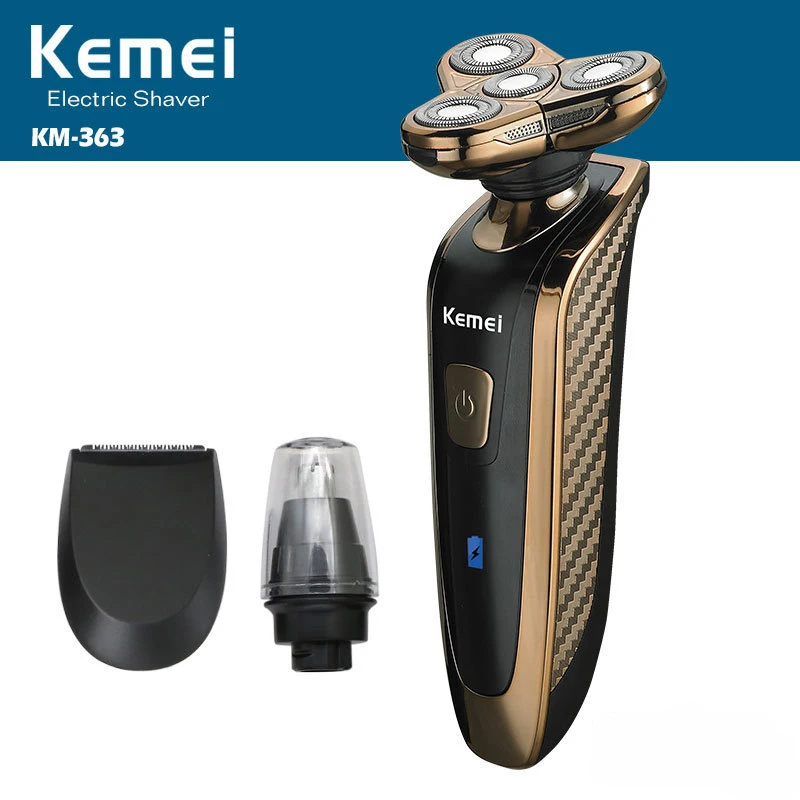 

Kemei machine for shaving Four-headed knife floating shaving gold trimmer razor electric razor electric shaver for men