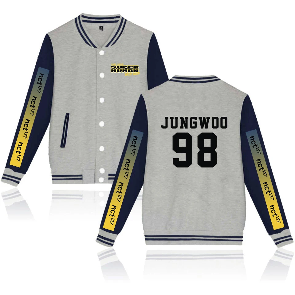 

WE ARE SUPERHUMAN printing fashion new style men's / women's baseball jacket travel spring and autumn baseball jacket sweatshirt
