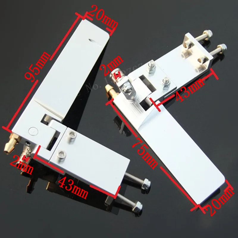 1 Piece RC Boat Aluminium Alloy Brand New Hot Sale 75mm 95mm Metal