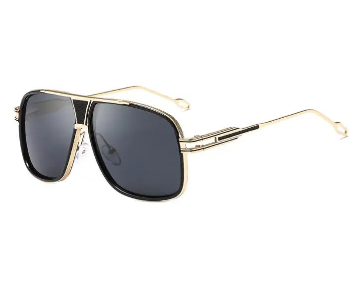 Женские солнцезащитные очки унисекс с квадратным каблуком, тонкие, Ретро стиль, роскошные, брендовые, дизайнерские, UV400 - Цвет линз: 1