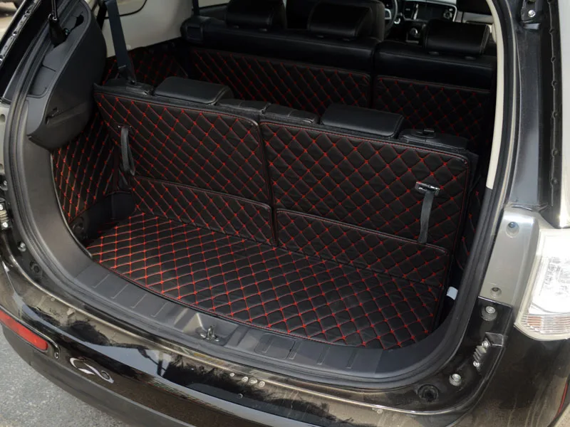 RKAC Автомобильные специальные коврики для багажника Mitsubishi Outlander 7 мест прочные
