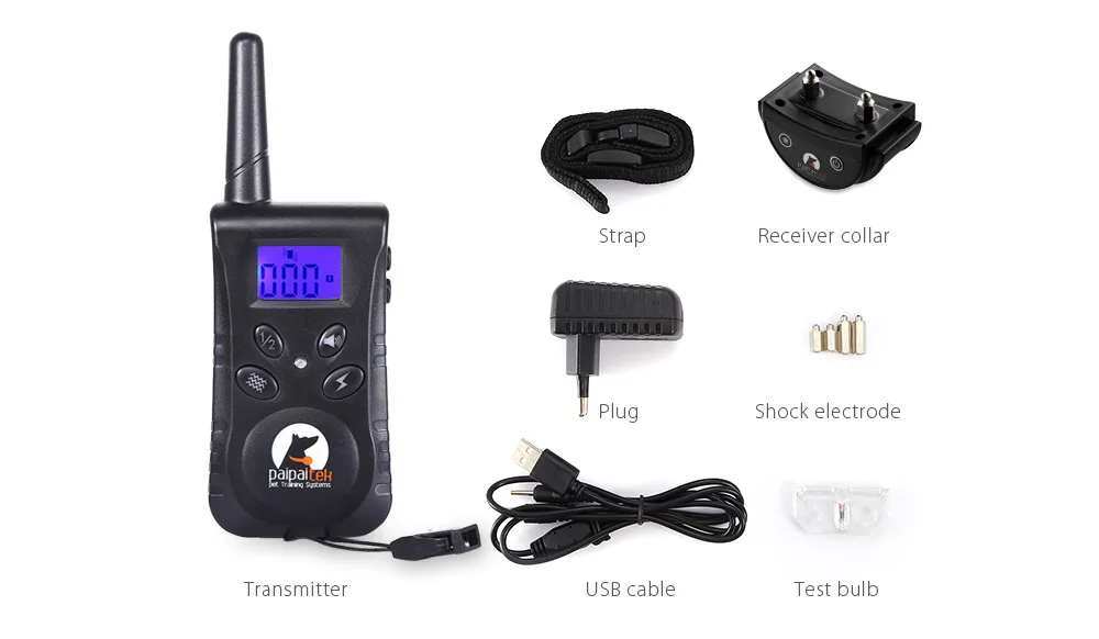 PaiPaitek PD520 Rechargeable Remote Dog Training Shock Collar