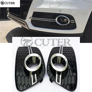 

Q5 RSQ5 ABS Car Front Grill fog lamp grille for Audi Q5 SQ5 S-line RSQ5 Front bumper body kit 2012-2015