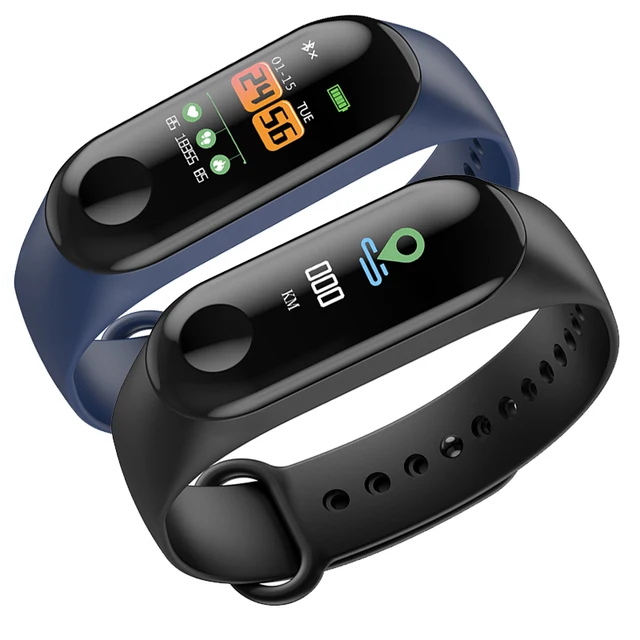 BANGWEI Smart Band 0.96″ Color Screen Smart Bracelet dynamic Real-time Heart Rate Monitor Sport waterproof watch&Stopwatch+Box