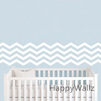 

DIY Chevron Wall Sticker Chevron Stripe Wall Decals Modern Mural Wallpaper Removable Easy Wall Art Stickers Chevron Decors P63