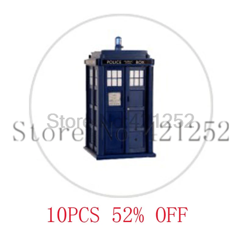

Tardis Dr Who necklace keyring bookmark cufflink earring