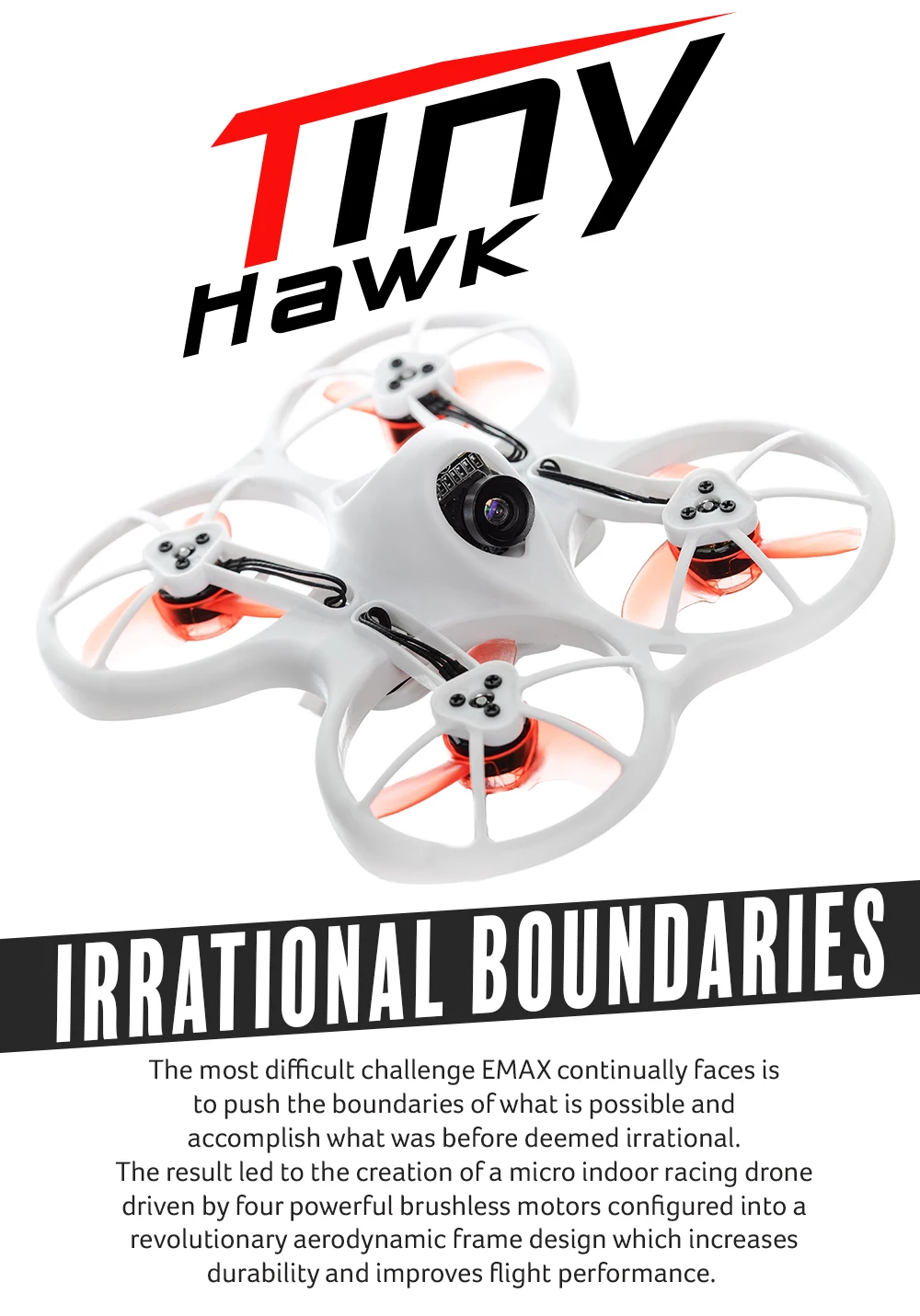 Официальный emax tinyhawk FPV гоночный Дрон incld rc самолет Опора F4 4в1 3A 37CH 25 МВт 600TVL VTX 1S Самолеты дистанционного управления-BNF