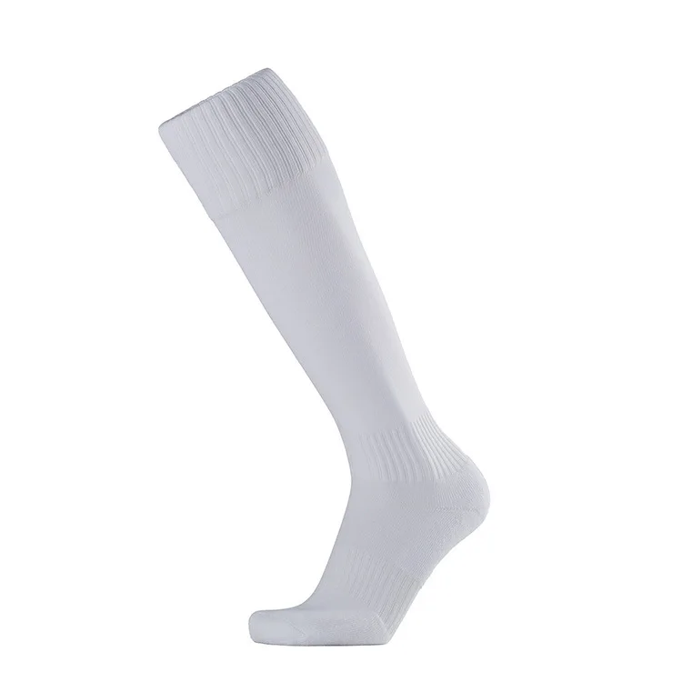 Brothock футбольные носки для полотенец мужские высокие толстые нейлоновые спортивные носки фабричные Прямые хлопковые зимние футбольные носки - Цвет: White