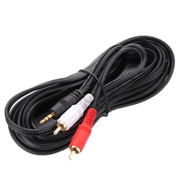 

5m jack Cinch AUX audio cable 3.5mm jack on 2 * RCA RCA plug