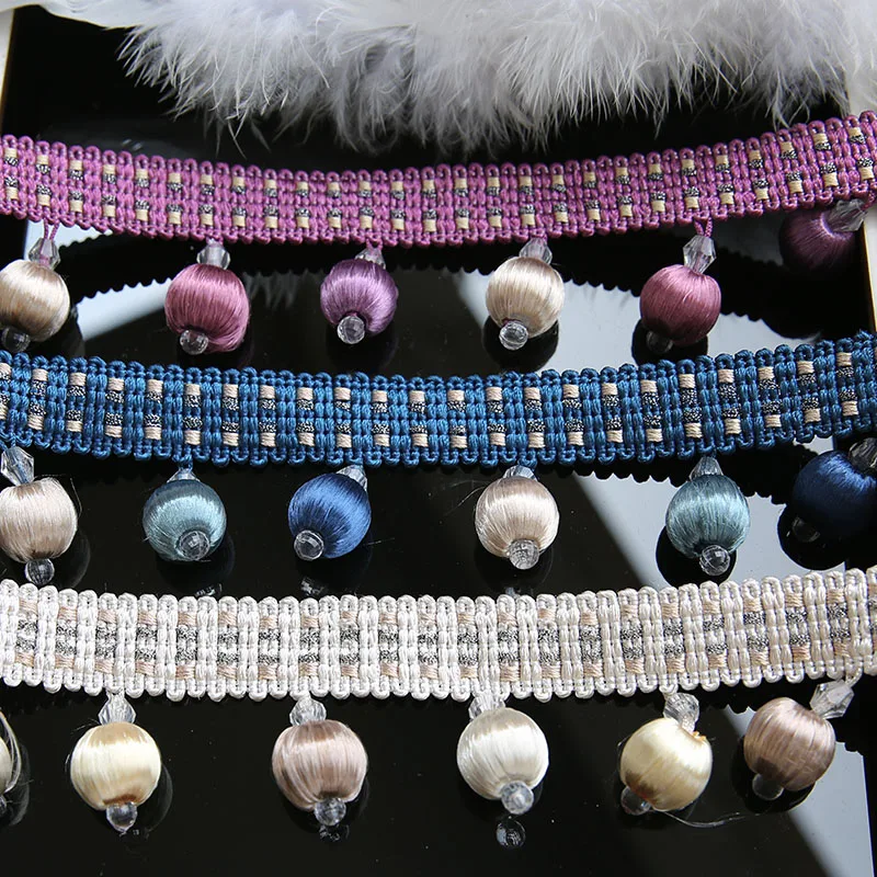 

drop dress accessories Pearl Beaded Trim fabric applique patches for clothes parche ropa Sew on for bag 5*100cm