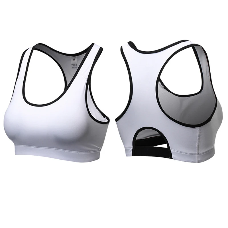 

Women Racerback Sports Yoga Bras High Impact Workout Gym Activewear Bra Tops Stretch Vest Running Underwear
