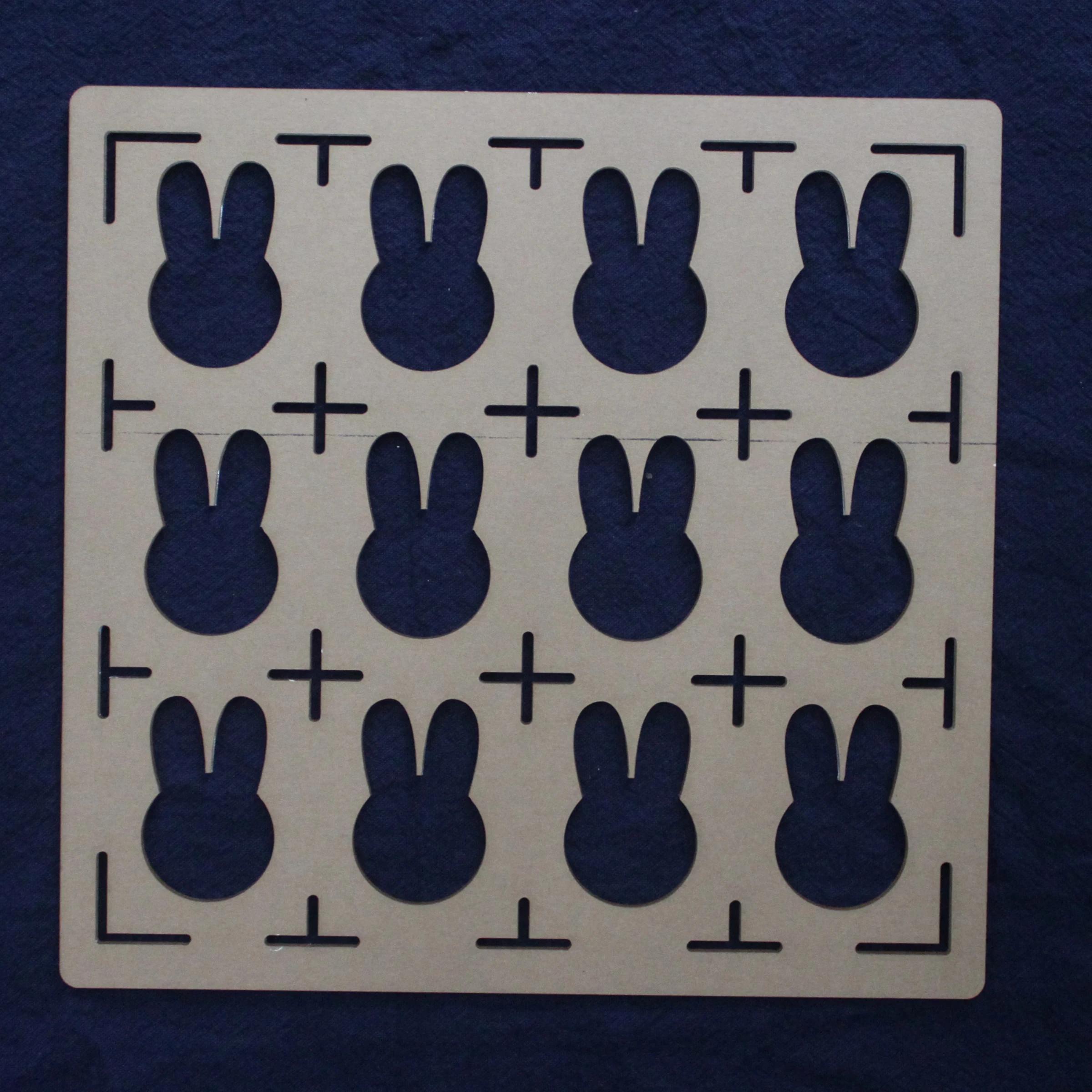 

cuterabbit transparent 22*22cm costura Embroidery drawing line quilting template, patchwork accessories plotting board