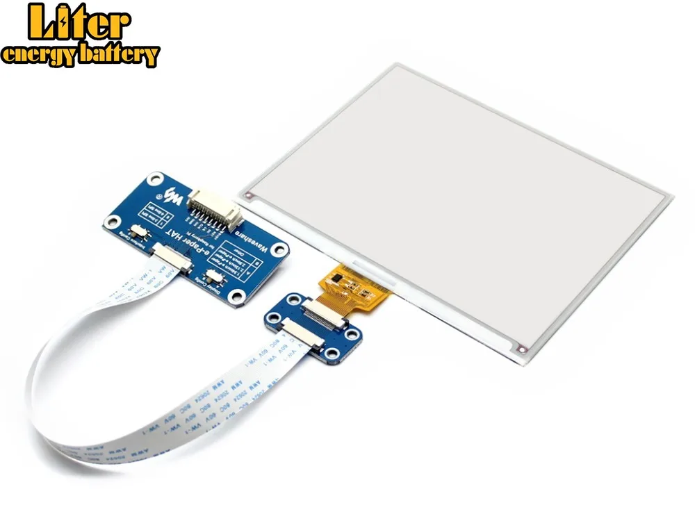Waveshare 600x448 5 83 дюймов E Ink дисплей шляпа для Raspberry Pi красный/черный/белый три цвета SPI