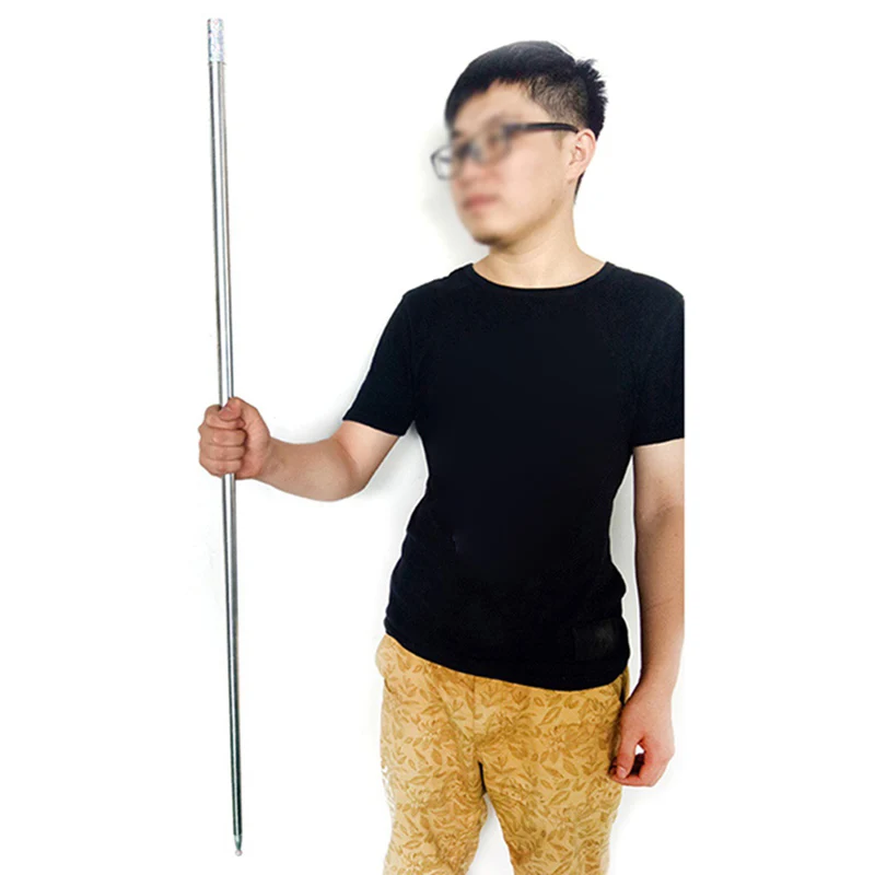 

5cm to 120cm Self-defense Products Pure Steel Crowbar Telescopic Stick Protection Car Titanium Alloy Steel Rod Magic Toy