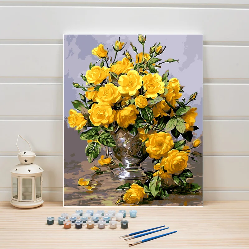 Arts Crafts Picture Frames Diy Digital Painting Hand Painted