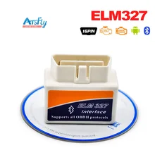White Small ELM 327 Bluetooth OBD2 OBDII font b ELM327 b font Car Diagnostic Scanner font
