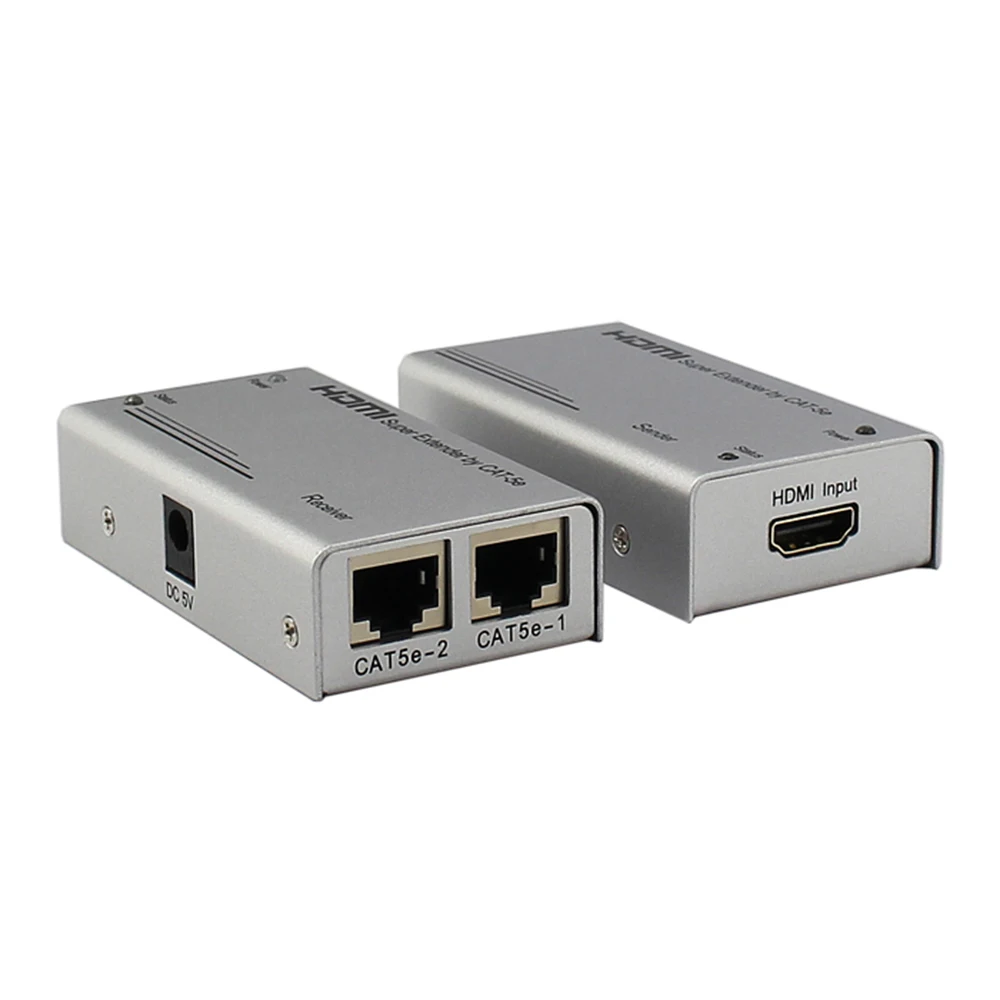 (Двойной порт) HDMI удлинитель 60 м кабель метров HD видео|Компьютерные кабели и