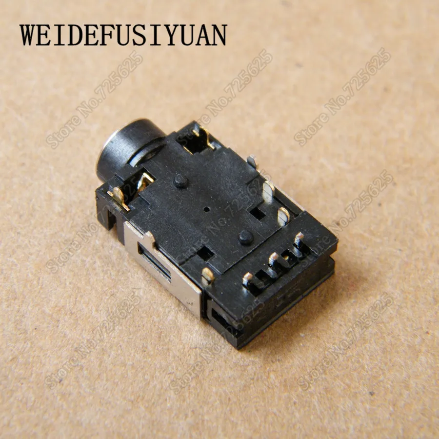 50pcs lot New Audio Headphone Microphone Jack Port Socket for Lenovo IdeaPad V450 Y450 Y460 Y560 Series