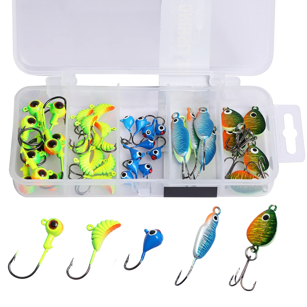 40 шт. приманка для зимней рыбалки|artificial bait|fishing lurewinter fishing lure |