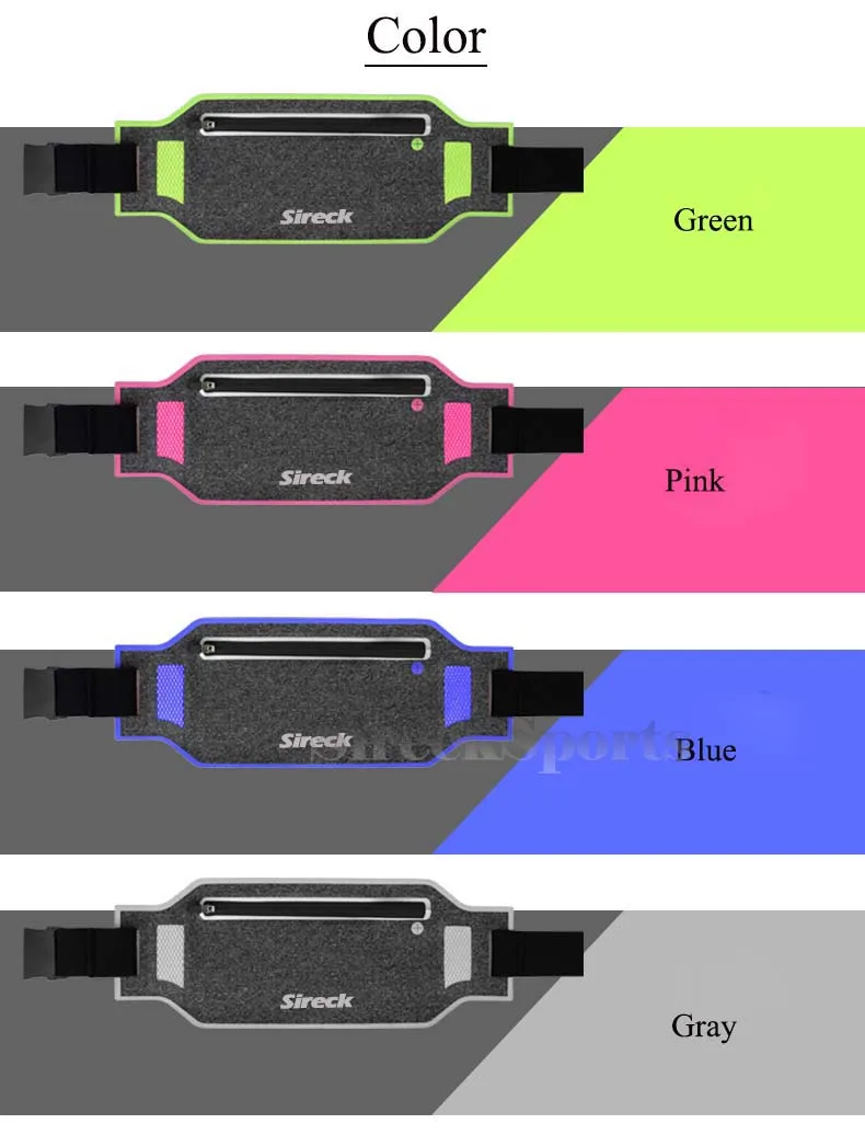 Sireck 4 цвета сверхлегкие Сумки на пояс поясная сумка женский поясной ремень поясная сумка карман мужская сумка-пояс карман для мобильного телефона