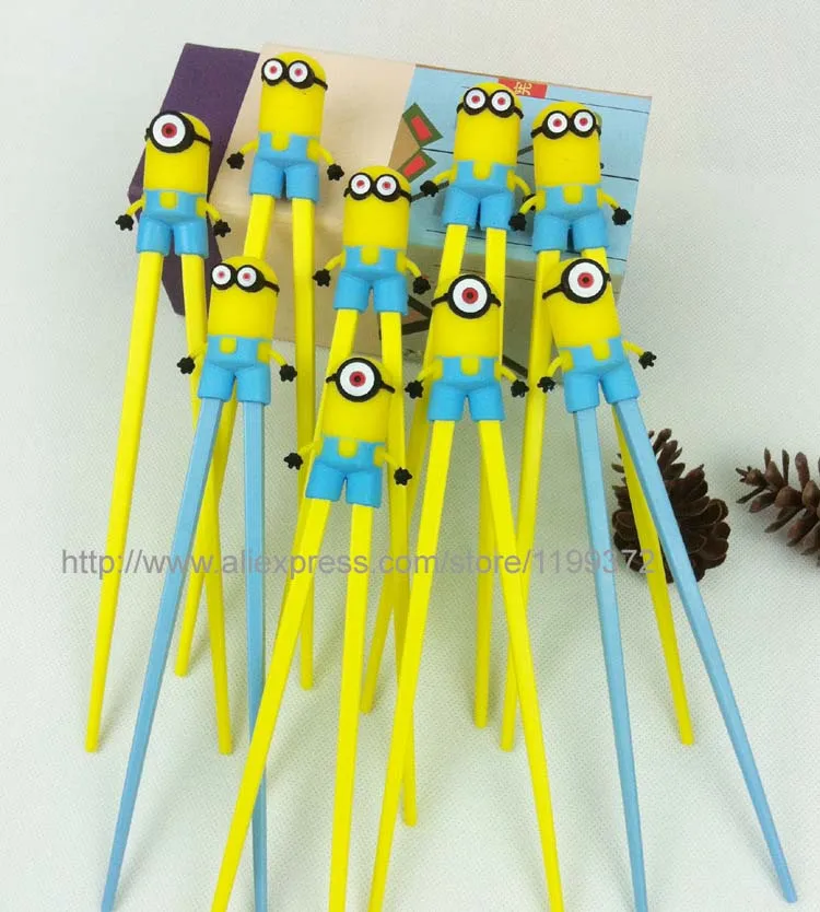 Cute Minions Despicable Me Cartoon Training Chopsticks Children s Learning Chopsticks For 