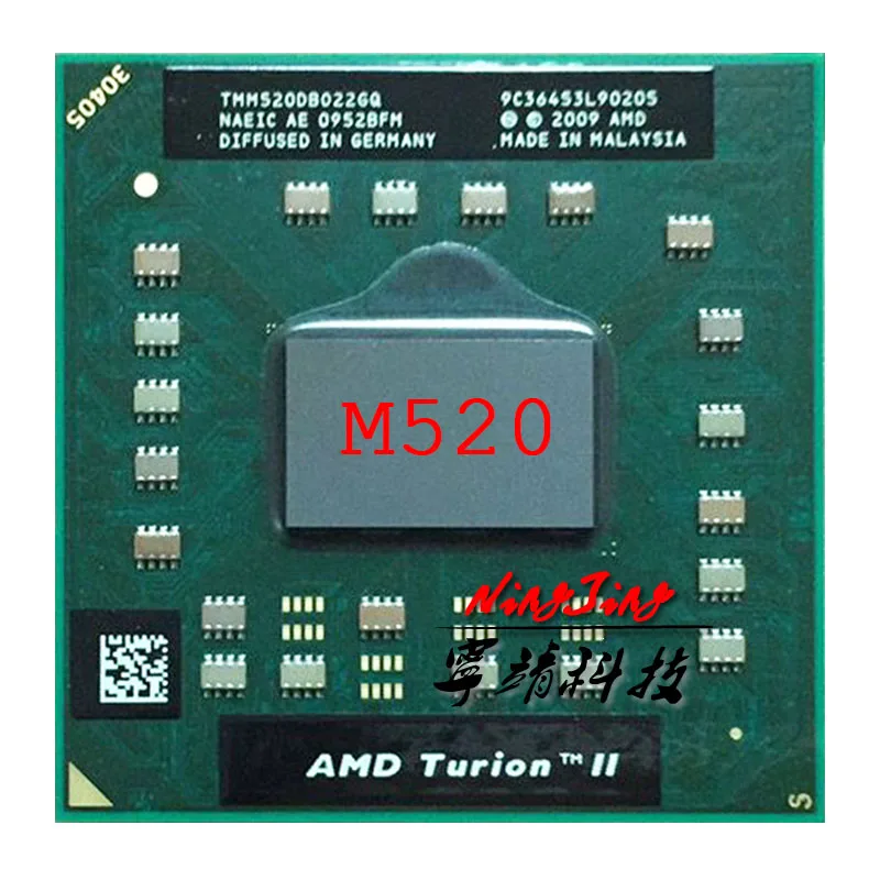 AMD Turion II Dual-Core Mobile M520 2.3 GHz Used Dual-Core Dual-Thread ...