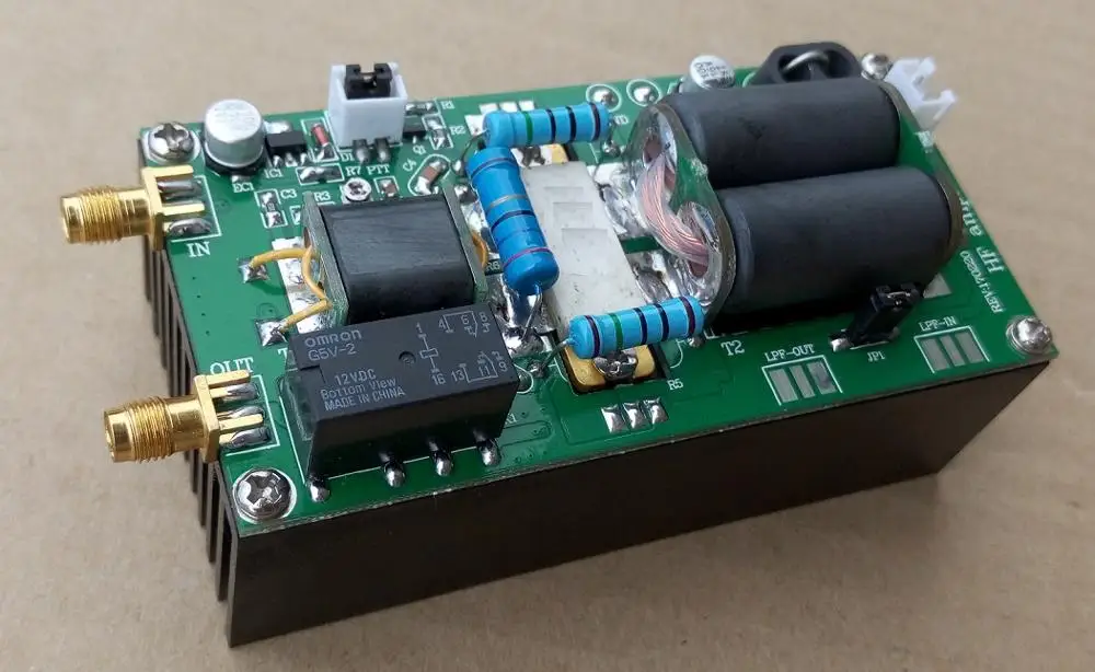 Наборы DIY MINIPA100 1 8 54 МГц 100 Вт SSB Линейный Усилитель Мощности HF для YAESU FT 817 KX3 818 CW AM