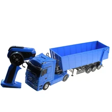 RC самосвал 10 колеса 6CH радио управление автоматический подъем инженерный contriner грузовик электронная игрушка автомобиль 1:32