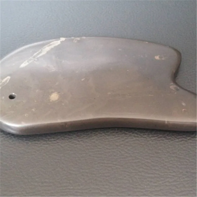 AAA+ Natural grey bian stone guasha board massage tool facial treatment scraping tool for body health care AAA+ Natural grey bian stone guasha board massage tool facial treatment scraping tool for body health care