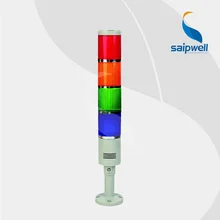 IP33 20 W 4 слоя встроенный зуммер Тип сигнала светящаяся башня с лампа ровного света/Промышленный Предупреждение свет(LTA205-4TJ