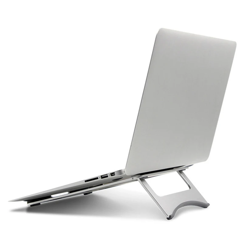 Portable Folding Adjustable Laptop Stand Anti slip Aluminum Notebook Cooling Pad Holder Support for font b